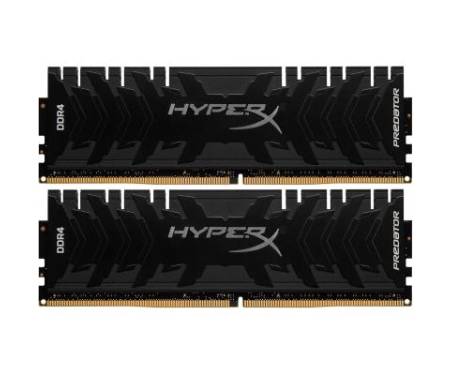 Модуль памяти для компьютера DDR4 32GB (2x16GB) 3200 MHz HyperX Predator Black Kingston (HX432C16PB3K2/32)