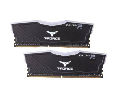 Модуль памяти для компьютера DDR4 32GB (2x16GB) 3200 MHz T-Force Delta Black RGB Team (TF3D432G3200HC16CDC01)