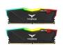 Модуль памяти для компьютера DDR4 32GB (2x16GB) 3200 MHz T-Force Delta Black RGB Team (TF3D432G3200HC16CDC01)