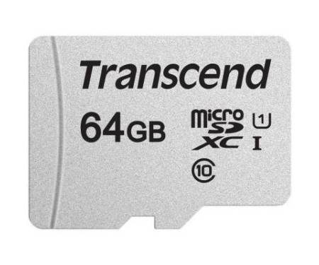 Карта памяти Transcend 64GB microSDXC class 10 UHS-I U1 (TS64GUSD300S)