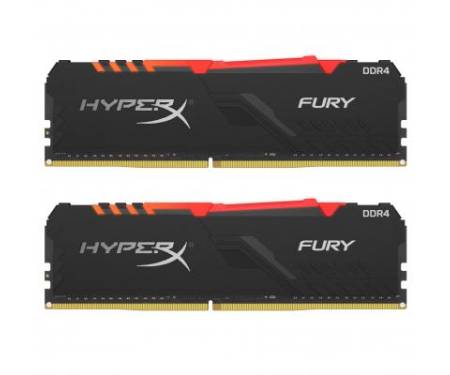Модуль памяти для компьютера DDR4 32GB (2x16GB) 3600 MHz HyperX Fury RGB Kingston (HX436C17FB3AK2/32)