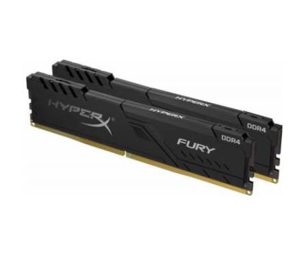 Модуль памяти для компьютера DDR4 64GB (2x32GB) 2666 MHz HyperX Fury Black Kingston (HX426C16FB3K2/64)