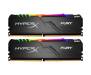 Модуль памяти для компьютера DDR4 64GB (2x32GB) 3600 MHz HyperX Fury RGB Black Kingston (HX436C18FB3AK2/64)