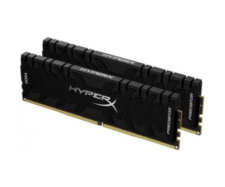 Модуль памяти для компьютера DDR4 64GB (2x32GB) 3600 MHz HyperX Predator Black Kingston (HX436C18PB3K2/64)
