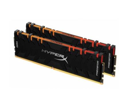 Модуль памяти для компьютера DDR4 64GB (2x32GB) 3600 MHz HyperX Predator RGB Kingston (HX436C18PB3AK2/64)
