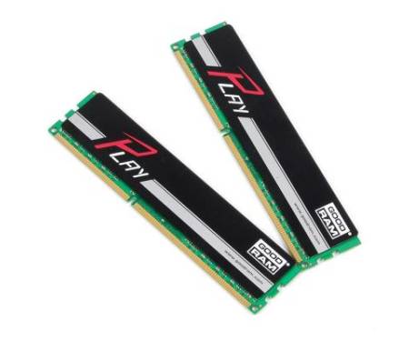 Модуль памяти для компьютера DDR4 16GB (2x8GB) 2400 MHz Play Black GOODRAM (GY2400D464L15S/16GDC)