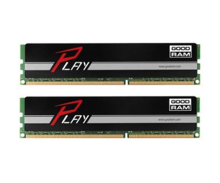 Модуль памяти для компьютера DDR4 16GB (2x8GB) 2400 MHz Play Black GOODRAM (GY2400D464L15S/16GDC)