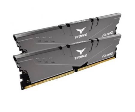 Модуль памяти для компьютера DDR4 16GB (2x8GB) 2666 MHz T-Force Vulcan Z Gray Team (TLZGD416G2666HC18HDC01)