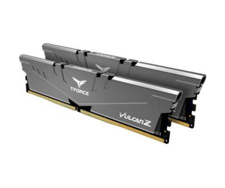 Модуль памяти для компьютера DDR4 16GB (2x8GB) 2666 MHz T-Force Vulcan Z Gray Team (TLZGD416G2666HC18HDC01)