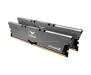 Модуль памяти для компьютера DDR4 16GB (2x8GB) 2666 MHz T-Force Vulcan Z Gray Team (TLZGD416G2666HC18HDC01)