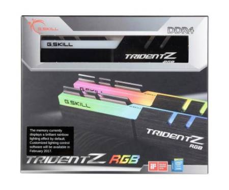 Модуль памяти для компьютера DDR4 16GB (2x8GB) 3000 MHz TridentZ RGB Black G.Skill (F4-3000C16D-16GTZR)
