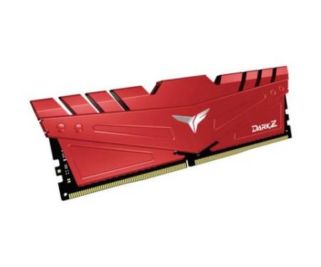 Модуль памяти для компьютера DDR4 16GB (2x8GB) 3000 MHz T-Force Dark Z Red Team (TDZRD416G3000HC16CDC01)