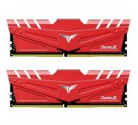 Модуль памяти для компьютера DDR4 16GB (2x8GB) 3000 MHz T-Force Dark Z Red Team (TDZRD416G3000HC16CDC01)