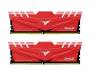 Модуль памяти для компьютера DDR4 16GB (2x8GB) 3000 MHz T-Force Dark Z Red Team (TDZRD416G3000HC16CDC01)