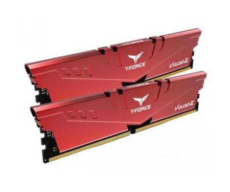 Модуль памяти для компьютера DDR4 16GB (2x8GB) 3000 MHz T-Force Vulcan Z Red Team (TLZRD416G3000HC16CDC01)