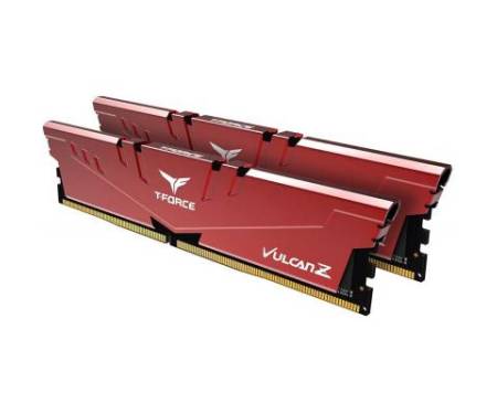 Модуль памяти для компьютера DDR4 16GB (2x8GB) 3000 MHz T-Force Vulcan Z Red Team (TLZRD416G3000HC16CDC01)