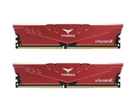 Модуль памяти для компьютера DDR4 16GB (2x8GB) 3000 MHz T-Force Vulcan Z Red Team (TLZRD416G3000HC16CDC01)