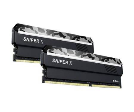 Модуль памяти для компьютера DDR4 16GB (2x8GB) 3200 MHz Sniper X G.Skill (F4-3200C16D-16GSXWB)