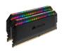 Модуль памяти для компьютера DDR4 16GB (2x8GB) 3600 MHz Dominator Platinum RGB Black CORSAIR (CMT16GX4M2C3600C18)