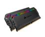 Модуль памяти для компьютера DDR4 16GB (2x8GB) 3600 MHz Dominator Platinum RGB Black CORSAIR (CMT16GX4M2C3600C18)