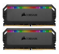 Модуль памяти для компьютера DDR4 16GB (2x8GB) 3600 MHz Dominator Platinum RGB Black CORSAIR (CMT16GX4M2C3600C18)