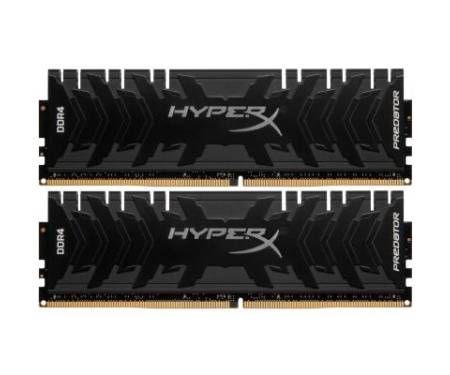 Модуль памяти для компьютера DDR4 16GB (2x8GB) 3600 MHz HyperX Predator Black Kingston (HX436C17PB4K2/16)