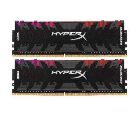 Модуль памяти для компьютера DDR4 16GB (2x8GB) 3600 MHz HyperX Predator RGB Kingston (HX436C17PB4AK2/16)