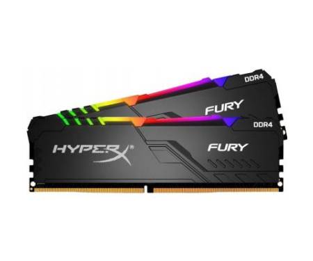 Модуль памяти для компьютера DDR4 16GB (2x8GB) 3733 MHz HyperX Fury RGB Kingston (HX437C19FB3AK2/16)