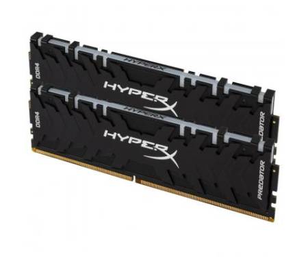 Модуль памяти для компьютера DDR4 16GB (2x8GB) 4000 MHz HyperX Predator RGB Kingston (HX440C19PB3AK2/16)