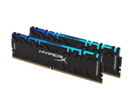 Модуль памяти для компьютера DDR4 16GB (2x8GB) 4000 MHz XMP HyperX Predator RGB Kingston (HX440C19PB4AK2/16)