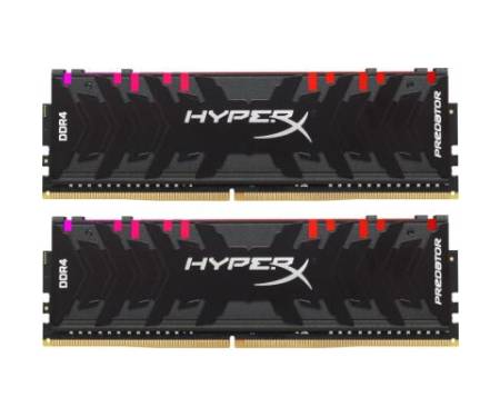 Модуль памяти для компьютера DDR4 16GB (2x8GB) 4000 MHz XMP HyperX Predator RGB Kingston (HX440C19PB4AK2/16)