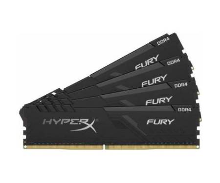Модуль памяти для компьютера DDR4 128GB (4x32GB) 3200 MHz HyperX Fury Black Kingston (HX432C16FB3K4/128)