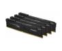 Модуль памяти для компьютера DDR4 128GB (4x32GB) 3200 MHz HyperX Fury Black Kingston (HX432C16FB3K4/128)