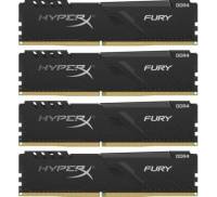 Модуль памяти для компьютера DDR4 128GB (4x32GB) 3200 MHz HyperX Fury Black Kingston (HX432C16FB3K4/128)