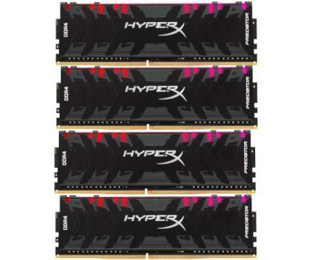Модуль памяти для компьютера DDR4 32GB (4x8GB) 3200 MHz HyperX Predator Kingston (HX432C16PB3AK4/32)