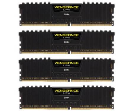 Модуль памяти для компьютера DDR4 32GB (4x8GB) 3600 MHz Vengeance LPX Black CORSAIR (CMK32GX4M4D3600C18)