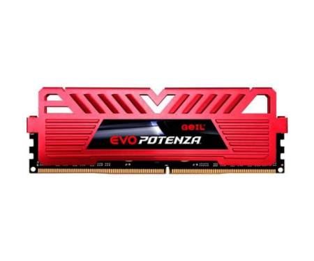 Модуль памяти для компьютера DDR4 8GB 2666 MHz Evo Potenza Red GEIL (GPR48GB2666C19SC)