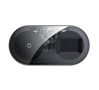 Беспроводное зарядное устройство Baseus Simple 2-in-1 Wireless Charger Pro Edition Transparent (WXJK-CA02)