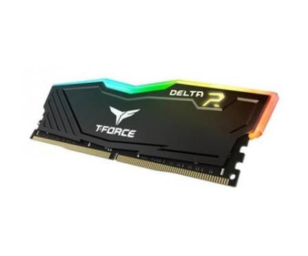 Модуль памяти для компьютера DDR4 8GB 2666 MHz T-Force Delta Black RGB Team (TF3D48G2666HC15B01)