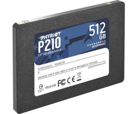 Накопитель SSD 2.5" 512GB Patriot (P210S512G25)