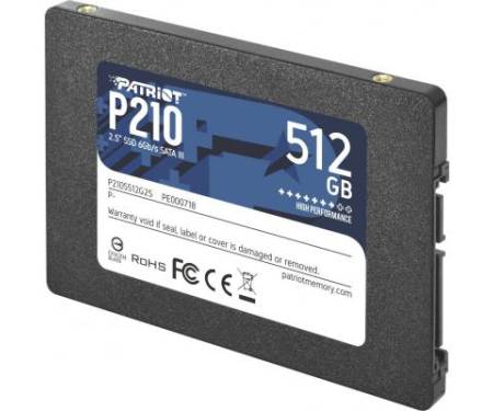 Накопитель SSD 2.5" 512GB Patriot (P210S512G25)