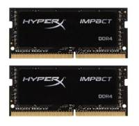 Модуль памяти для ноутбука SoDIMM DDR4 64GB (2x32GB) 3200 MHz HyperX Impact Kingston (HX432S20IBK2/64)