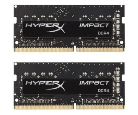 Модуль памяти для ноутбука SoDIMM DDR4 16GB (2x8GB) 3200 MHz HyperX Impact Kingston (HX432S20IB2K2/16)