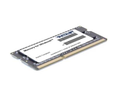 Модуль памяти для ноутбука SoDIMM DDR3L 4GB 1600 MHz Patriot (PSD34G1600L2S)