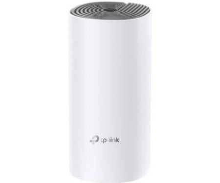 Точка доступа Wi-Fi TP-Link DECO E4 1 pcs AC1200, 2xFE LAN/WAN, MESH, MU-MIMO, Beamformi (DECO-E4-1-PACK)