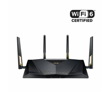 Маршрутизатор ASUS RT-AX88U AX6000, 8xGE LAN, 1xGE WAN, 2xUSB3.1, MU-MIMO, Beam (RT-AX88U)