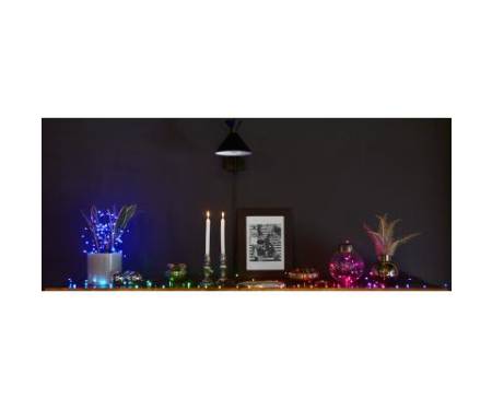 Гирлянда Twinkly Smart LED Strings AWW 250, BT + WiFi, Gen II, IP44, кабель ч (TWS250GOP-BEU)