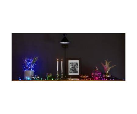 Гирлянда Twinkly Smart LED Strings RGBW 250, BT + WiFi, Gen II, IP44, кабель (TWS250SPP-BEU)