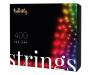 Гирлянда Twinkly Smart LED Strings RGB 400, BT + WiFi, Gen II, IP44 кабель че (TWS400STP-BEU)