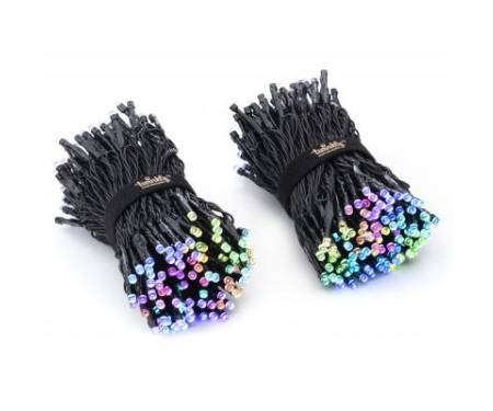 Гирлянда Twinkly Smart LED Strings RGB 400, BT + WiFi, Gen II, IP44 кабель че (TWS400STP-BEU)